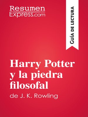 cover image of Harry Potter y la piedra filosofal de J. K. Rowling (Guía de lectura)